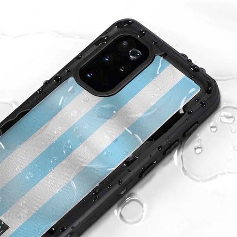 Argentina Soccer Flag Galaxy S20 Plus Waterproof Case